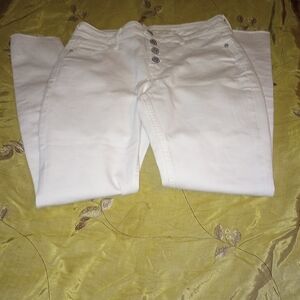 Old Navy Women's Straight Leg White Jeans